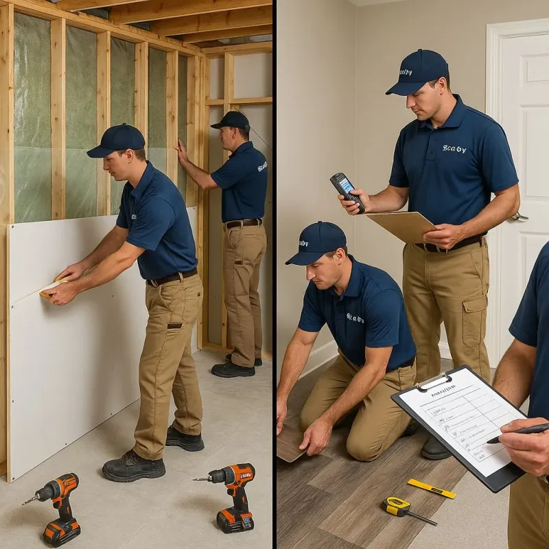 Repairs and Reconstruction process in Mountain View, HI